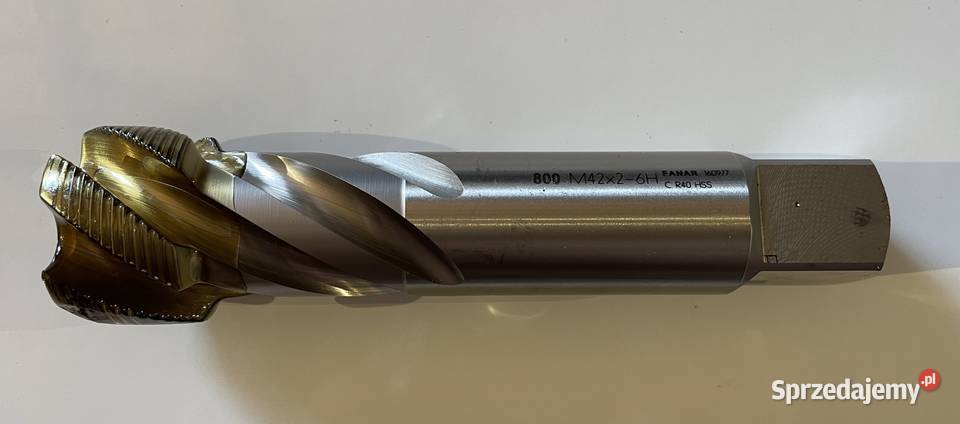 Gwintownik 374C M42x2 6H R40 HSS 800 FANAR łódzkie Czarnożyły