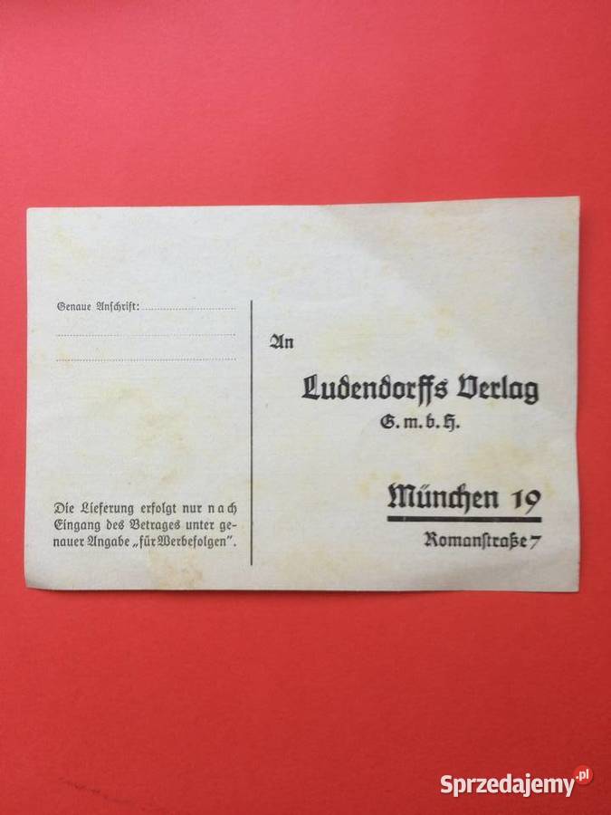 2558 Niemiecka Kartka