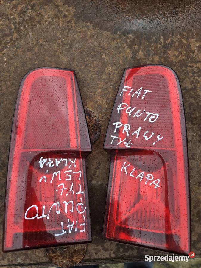 Odblaski klapy tył Fiat Punto Łagów sprzedam