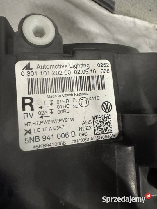 Lampa prawy przód Vw Tiguan II 1622 Jasienica