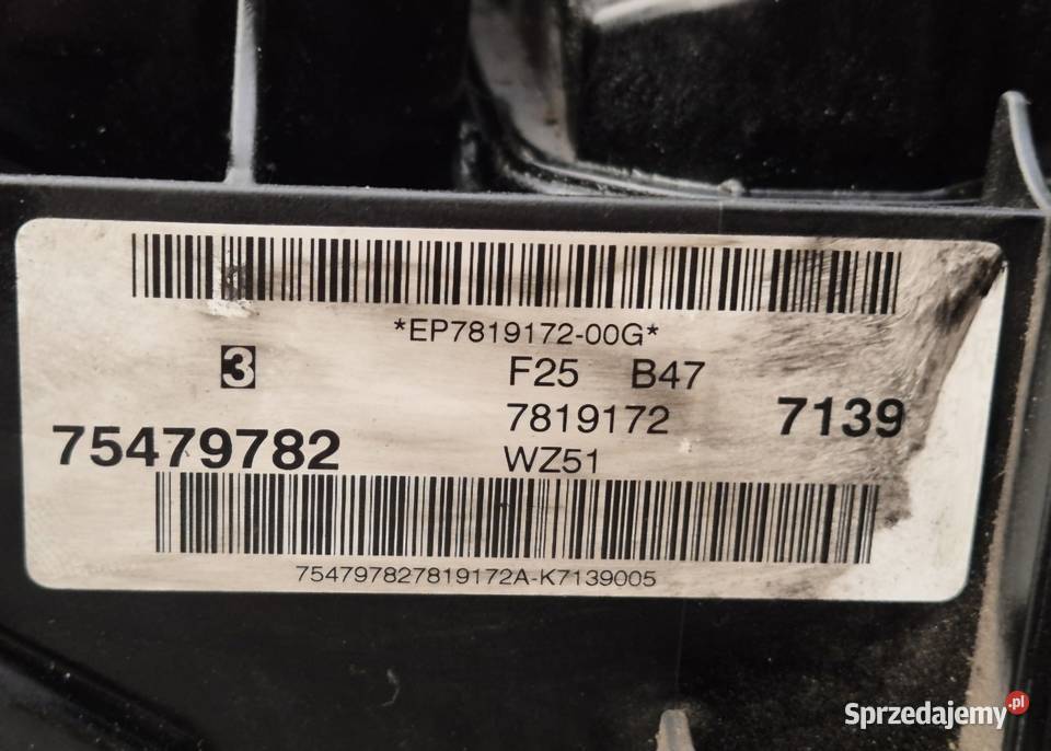 GŁOWICA POKRYWA ZAWORÓW WAŁKI BMW X3 20D F25 B47 świętokrzyskie Działoszyce
