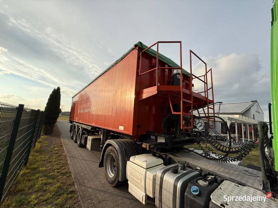 Naczepa z wydmuchem wywrotka do pelettu sruty mazowieckie sprzedam