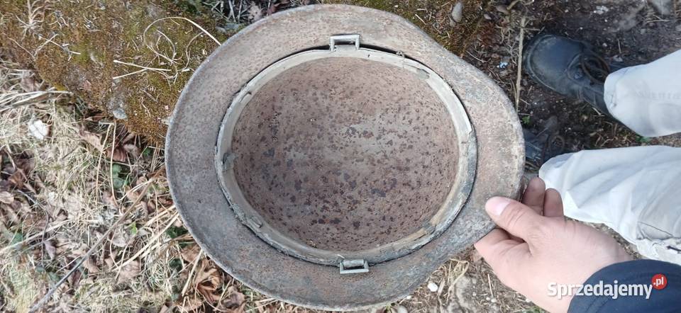 Hełm niemiecki M40 Oświęcim sprzedam