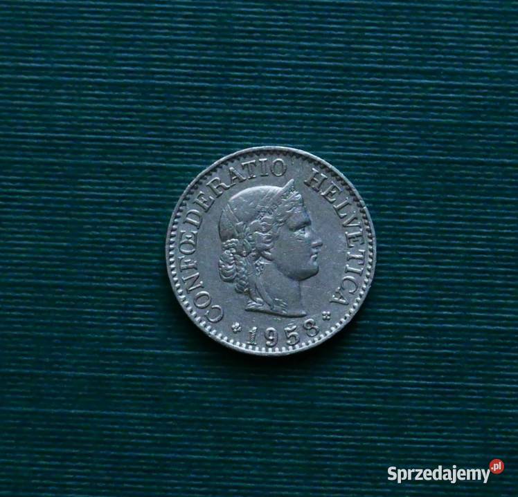 SZWAJCARIA 10 rappenów 1958r Gliwice