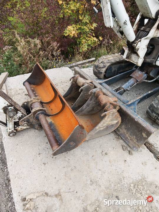 Koparka kobelco Sk 35 Minikoparka pług śląskie