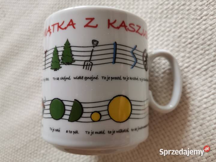 Kubek muzyczny z Kaszub Ząbki sprzedam
