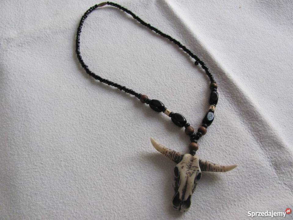 Naturalny naszyjnik z bawołem lubelskie Zamość