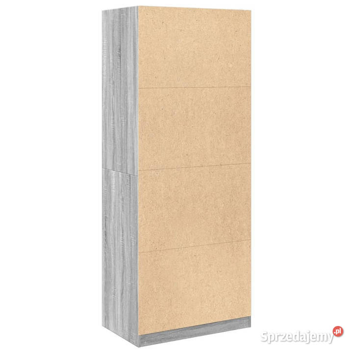 Szafa szary dąb sonoma 80x50x200 materiał Szafy i garderoby Warszawa