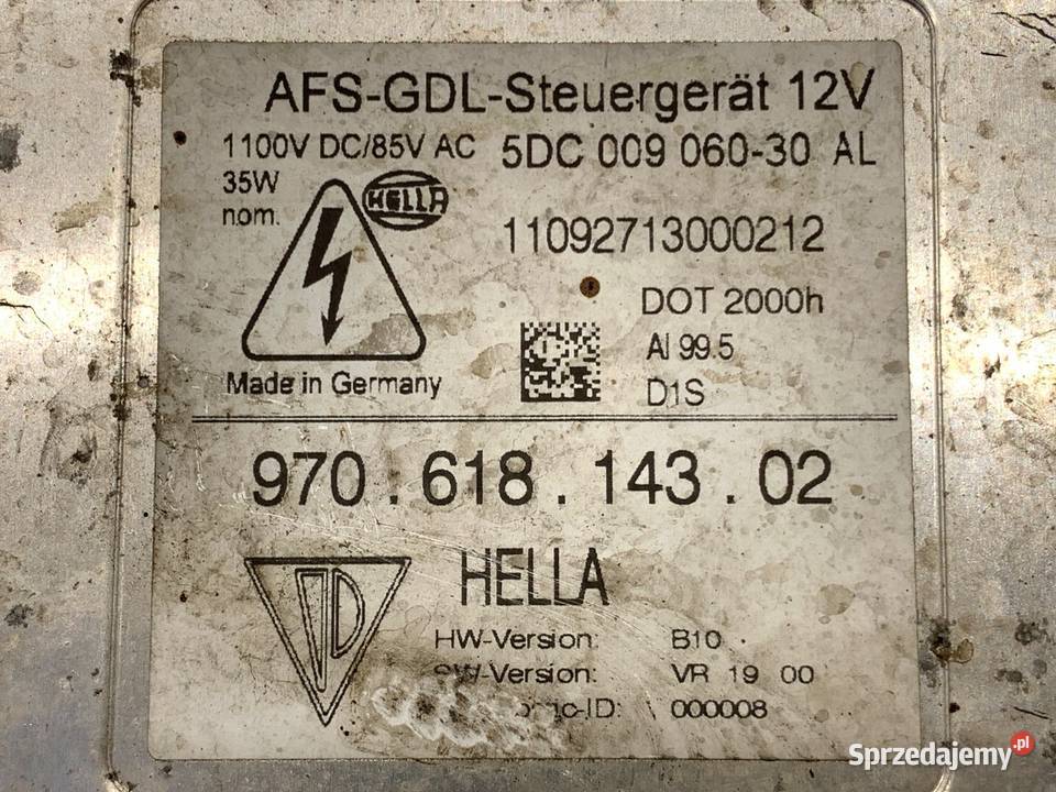 PRZETWORNICA XENON PORSCHE PANAMERA 97061814302 Przetwornice Przetwornice