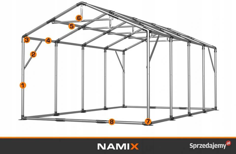 Namiot PRESTIGE 5x826m hala przemysłowa Jabłonna