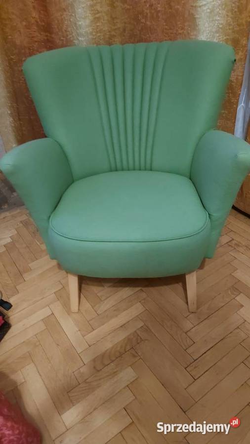 Fotel COCO Aris Concept zielony lata 60 STAN 81cm Warszawa