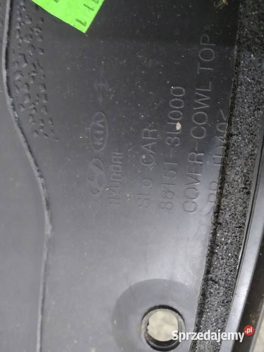 PODSZYBIE PLASTIKOWE EU 861513U000 Kia Sportage Podszybia świętokrzyskie