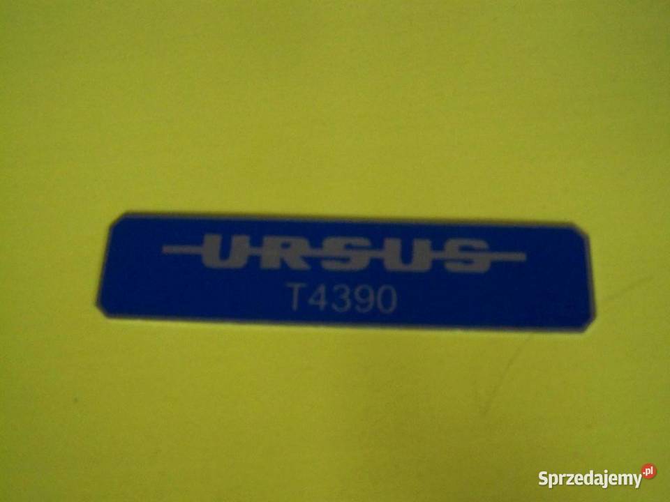 Ursus silnik T4390 oryginalna tabliczka silnika lubelskie Lublin