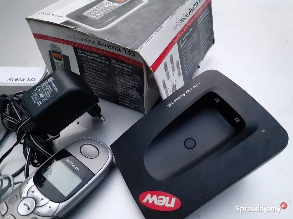Telefon stacjonarny bezprzewodowy Avena 135 Tuszkowo
