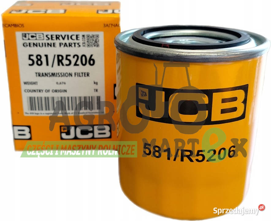 581R5206 581R2034 581M8564 FILTR SKRZYNI JCB nieuszkodzony dolnośląskie Wichrów