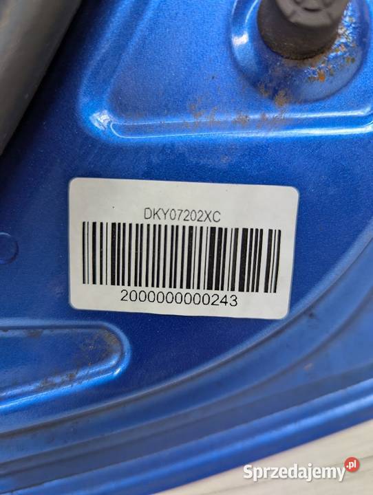 DRZWI PRAWY TYŁ KOMPLETNE 44J DYNAMIC BLUE MICA