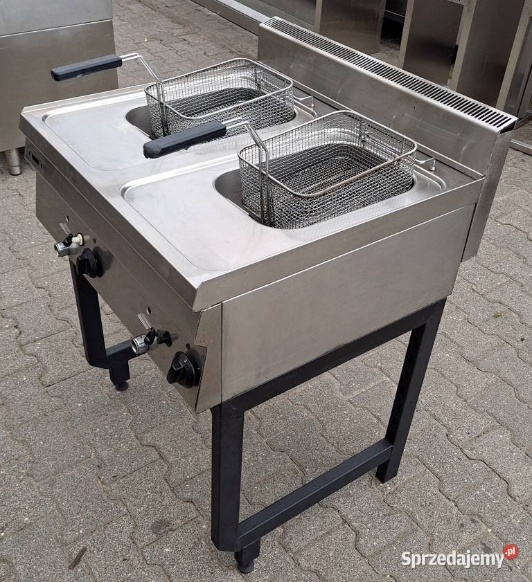 FRYTOWNICA GAZOWA 2 KOMORY 2X8L TECNOINOX M1811N wielkopolskie Nowe Skalmierzyce