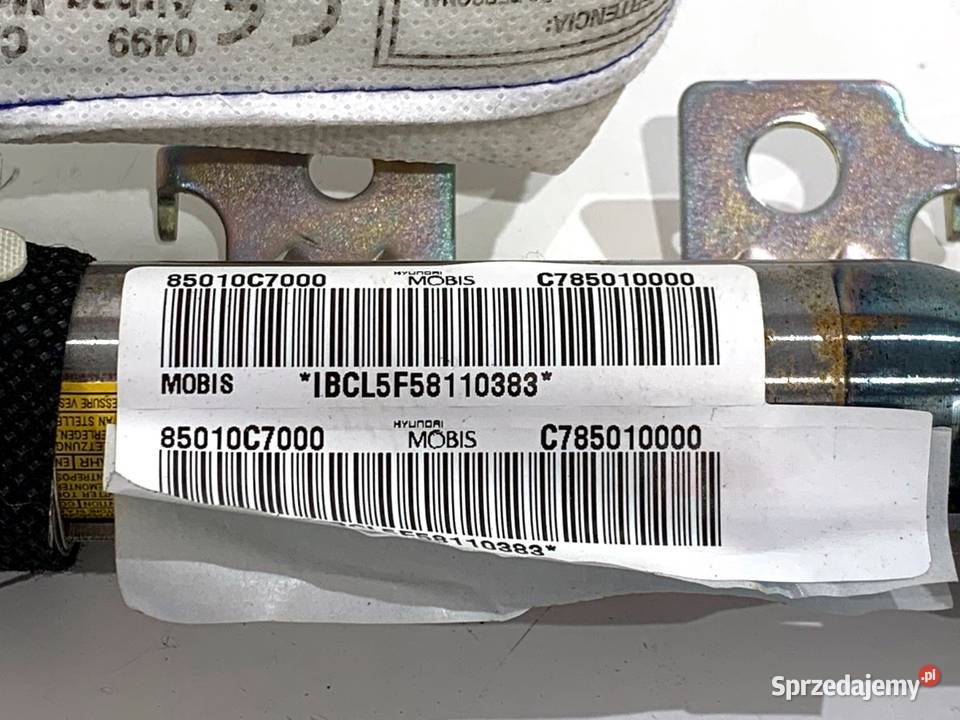 KURTYNA POWIETRZNA LEWY HYUNDAI i20 II osobowe podkarpackie