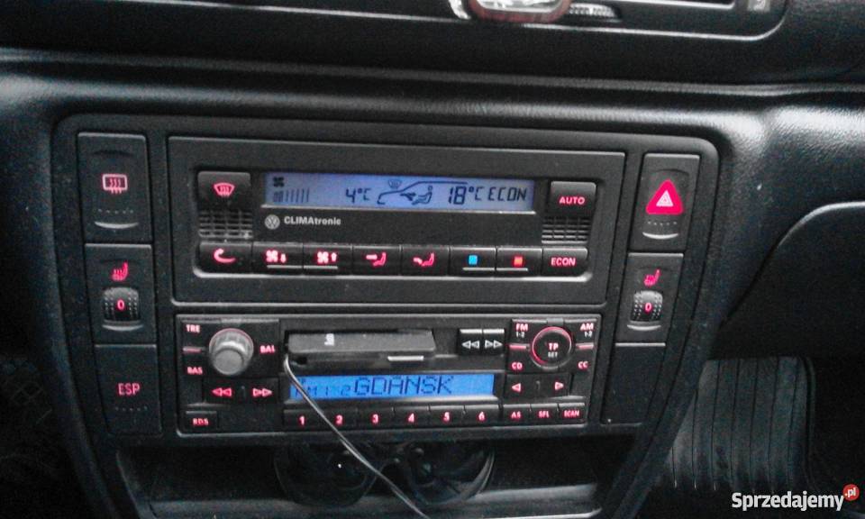 VW Passat B5 Fl 19 TDI elektrochrom. lusterko wst. Gdańsk