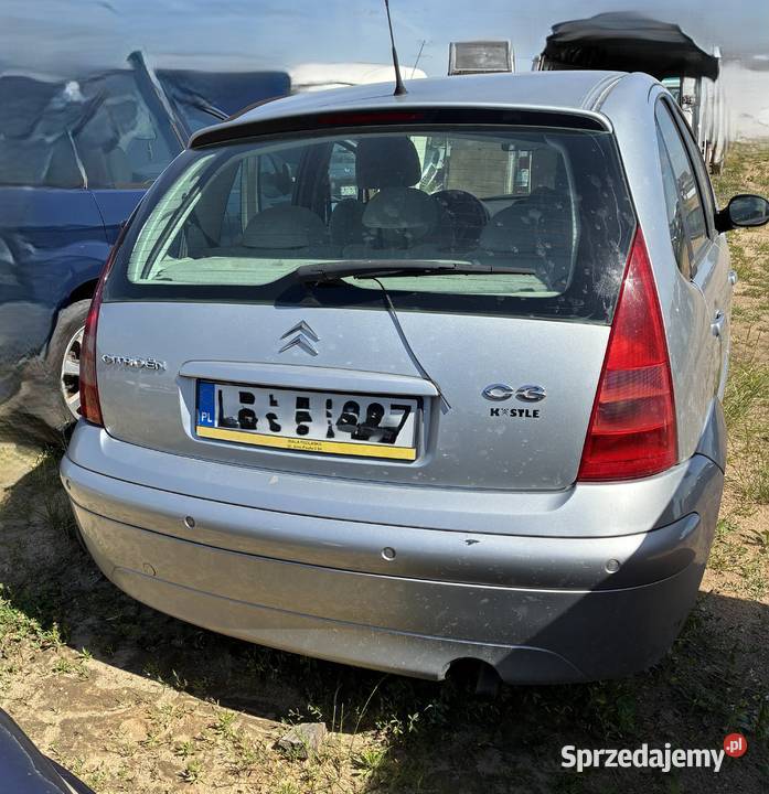 Klapa Tył Bagażnika Citroen C3 Wisznice sprzedam
