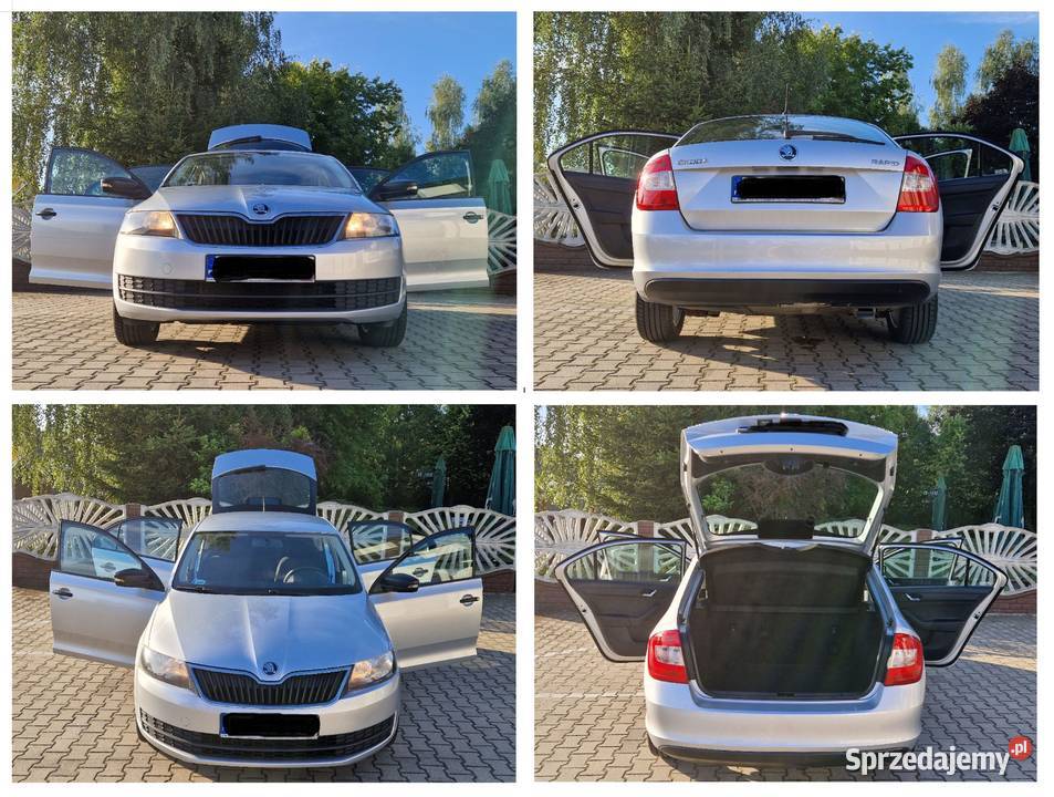 SKODA Rapid 16 TDI Active 115 z salonu stan poduszka powietrzna Jasienica