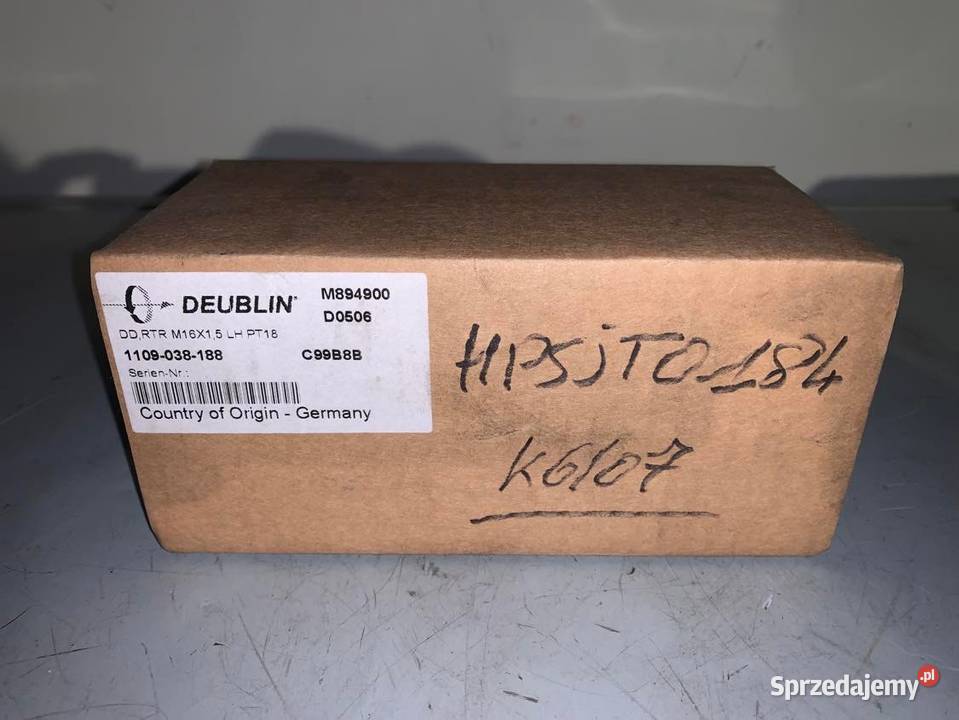 DEUBLIN DD Rtr M16x15 LH PT18 1109038188 Rotary Warszawa