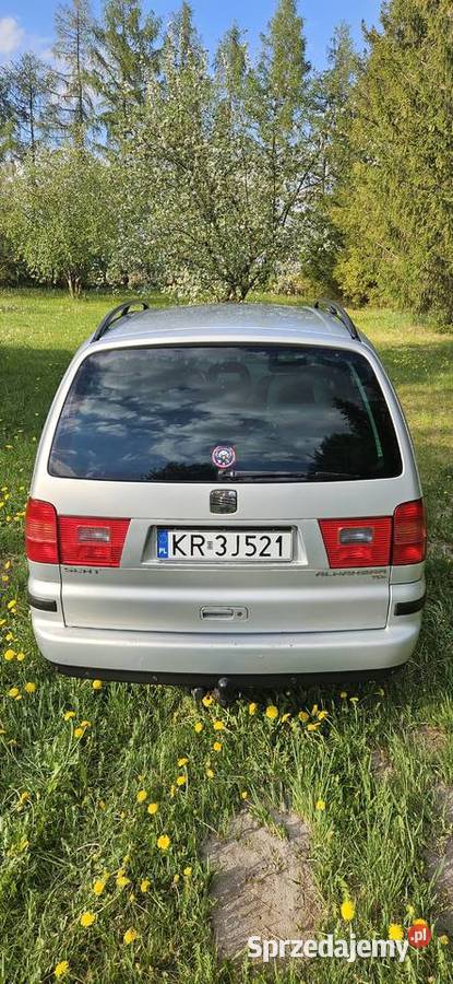 SEAT ALHAMBRA 19 TDI 130 7 Osób Hak 2t Do jazdy nieuszkodzony Majdan Ostrowski