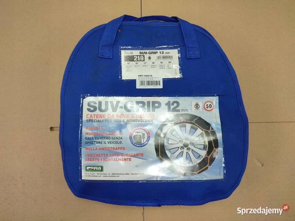 ŁAŃCUCHY ŚNIEGOWE 1 PARA CORA SUVGRIP 142219 15