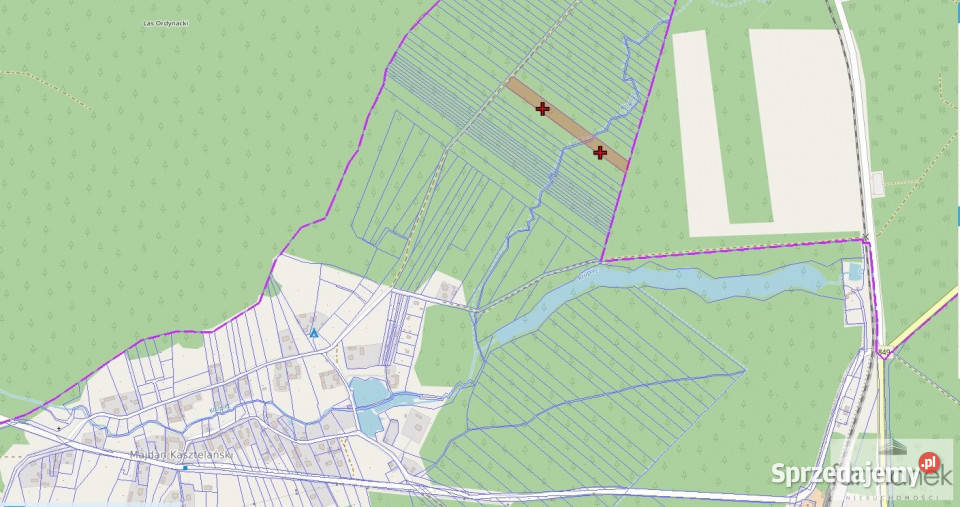 Działka 8929 metrów Majdan Kasztelański 26.5m Sprzedaż