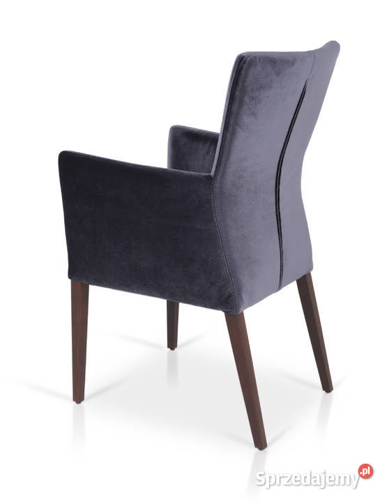 Fotel Kenya Tkanina Nogi drewno dąb Solidne Woźniki