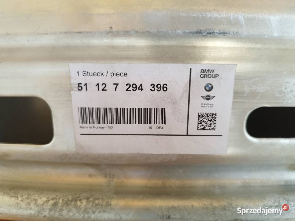 WZMOCNIENIE ZDERZAKA TYŁ DO BMW X5 F15 20132018 lubelskie