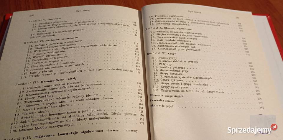 Algebra Andrzej BiałynickiBirula 1971 TWARDA Gdańsk