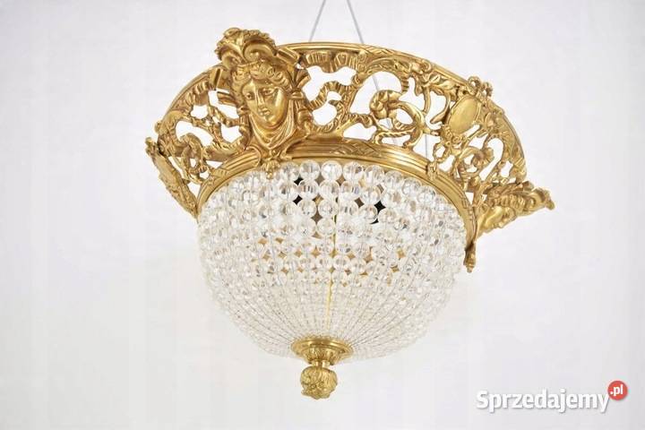 Kryształowy Plafon Lampa Sufitowa Żyrandol Okuty małopolskie Kraków