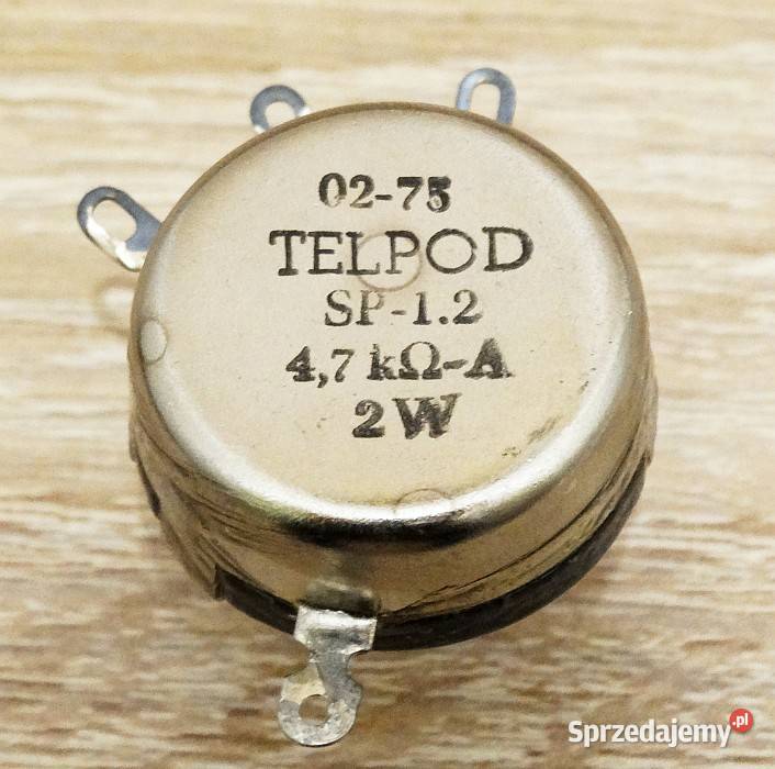 Potencjometr SP12 UNITRA TELPOD 47 k komów A 2 W śląskie Gliwice