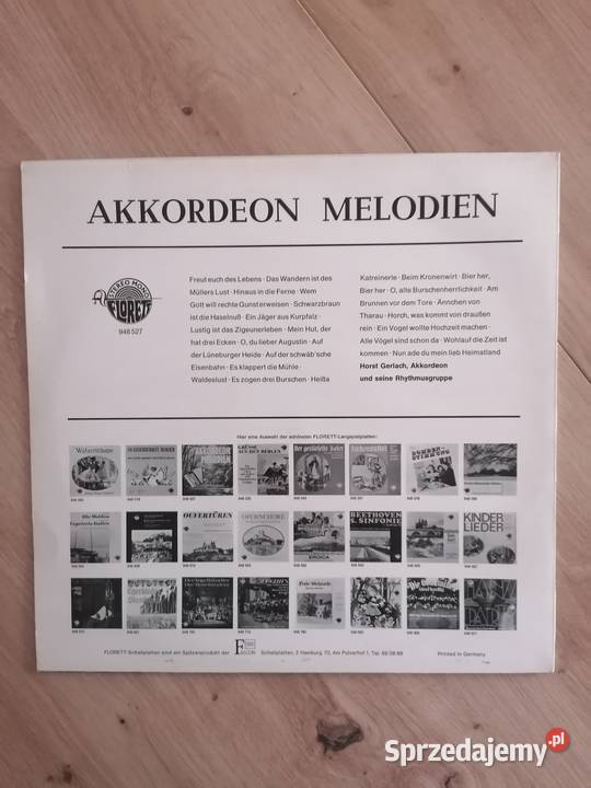 płyta winylowa Akkordeon Melodien łódzkie Łódź