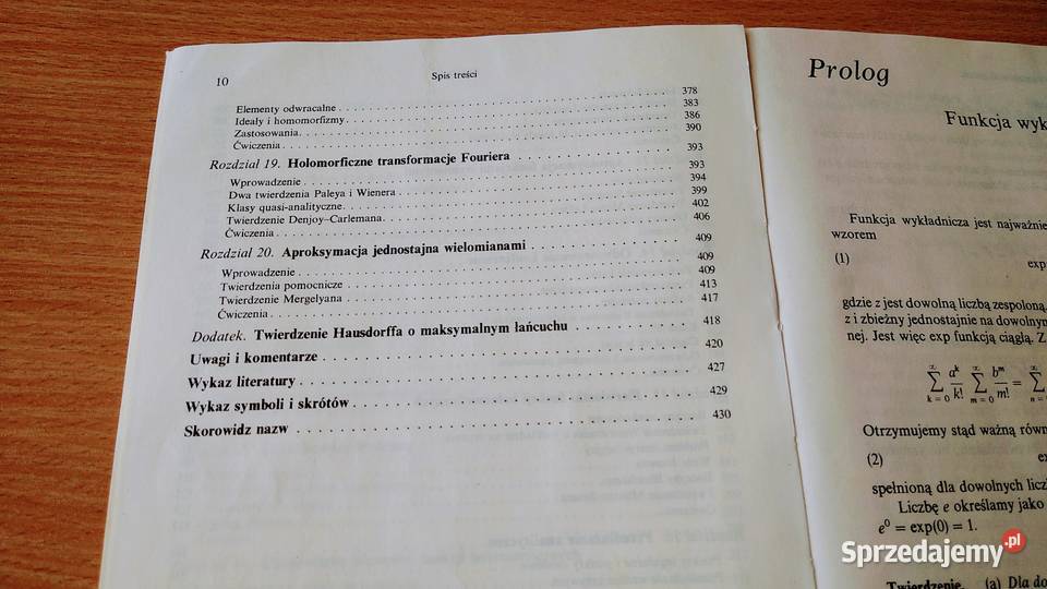 Analiza rzeczywista i zespolona Walter Rudin Gdańsk