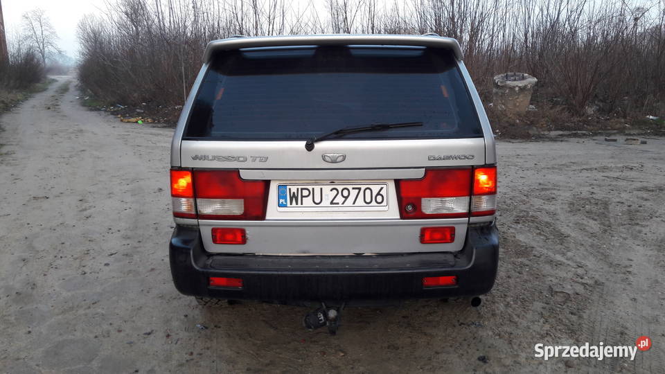 Daewoo Musso 29 turbo 4x4 zamiana super maszyna elektryczne szyby Pułtusk