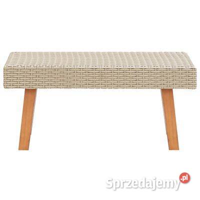 vidaXL Stolik kawowy do ogrodu rattan PE Warszawa