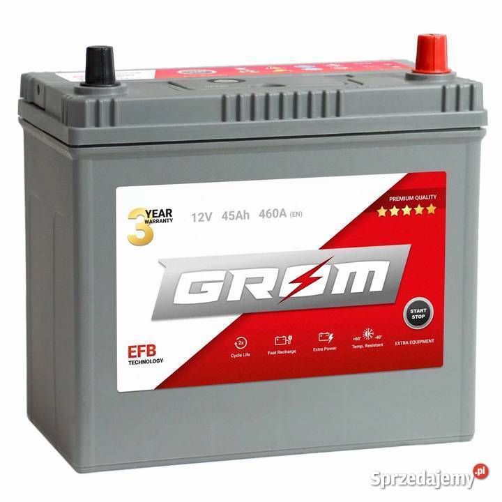 Akumulator GROM EFB STARTSTOP 45Ah 460A Japan P Akumulatory Szczecin