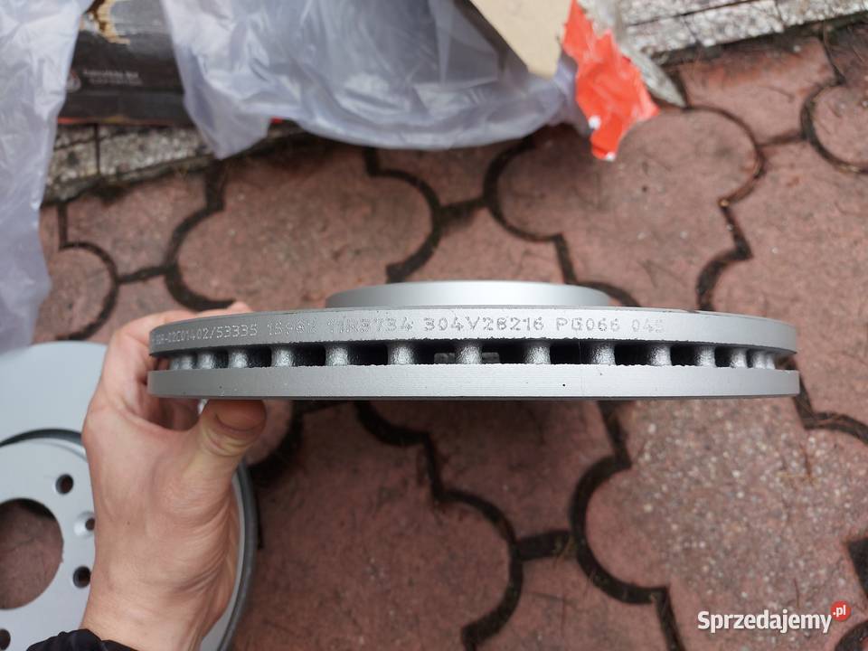 Nowe tarcze ABS 2x 304mm przód C5 III Jumpy Tarcze hamulcowe Tychy