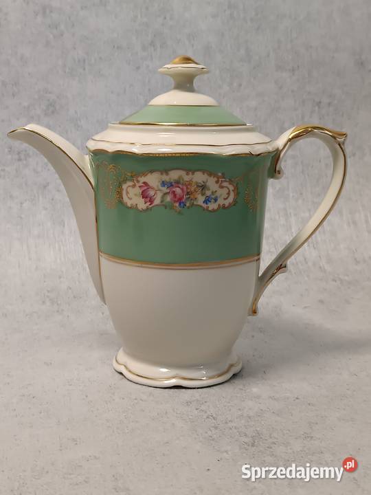 Środek Stołu Sygnowany Garnitur Art Deco Bukiety