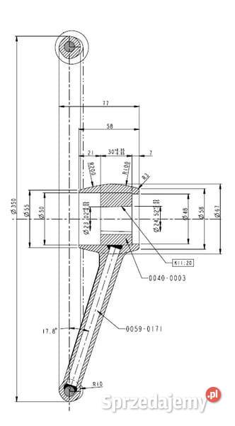 Kierownica do kolumn SauerDanfoss OTPB 350 mm małopolskie Kamionna