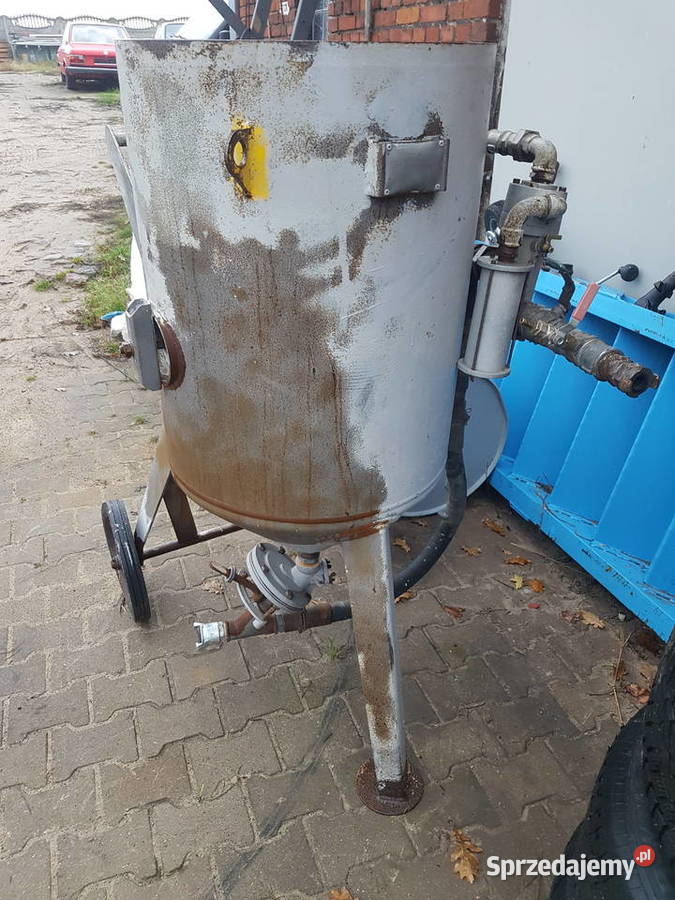 Piaskarka oczyszczarka 100l duża oryginalna Kunowo