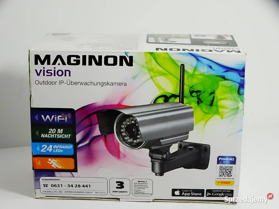 Zewnętrzna kamera monitoringu IP Maginon VISION Biłgoraj