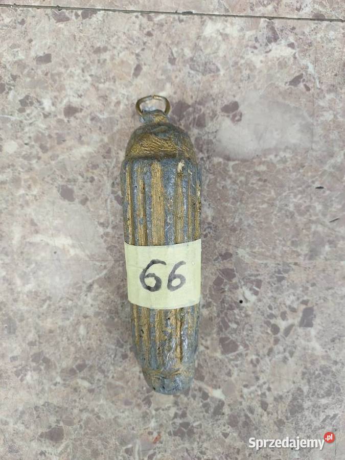 66 obciążnik waga starego zegara 970g pomorskie