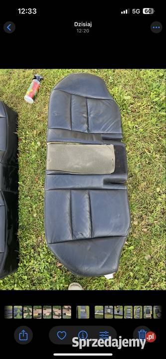 kanapa tył mercedes w124 skóra Węsiory