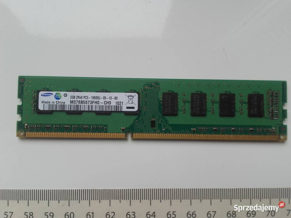 Samsung DDR3 2GB PC3 1333Mhz 10600U0910B0 Bydgoszcz