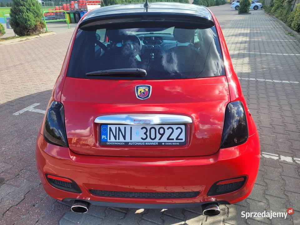 Fiat 500 12 benzyna pakiet stylistyczny Abarth gniazdo AUX