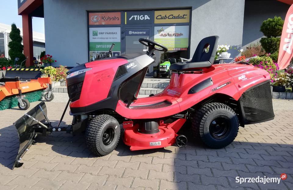 Traktor kosiarka ALKO T221033 HDA V2 z pługiem Kobiele Wielkie