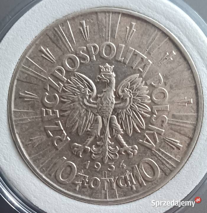 10 J Piłsudski 1934 r Orzeł urzędowy piękne i Konin sprzedam